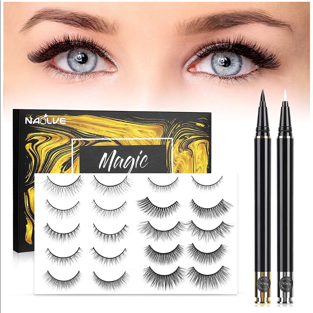 Reusable 3D Eyelashes Set